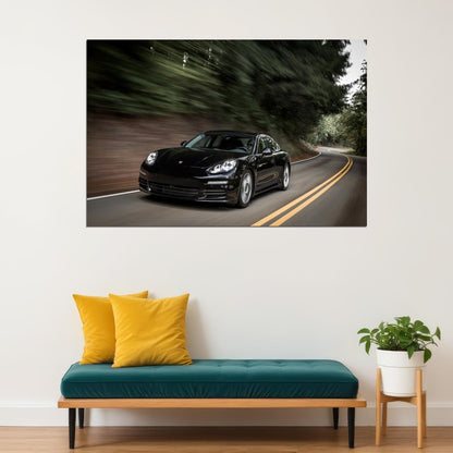 Porsche Boxster Car Poster Sports Supercar Vehicle Wall Art