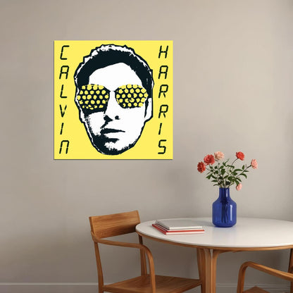 Calvin Harris Poster Electronic Music Wall Art Dj Producer Print - xonomax