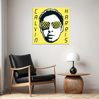 Calvin Harris Poster Electronic Music Wall Art Dj Producer Print - xonomax