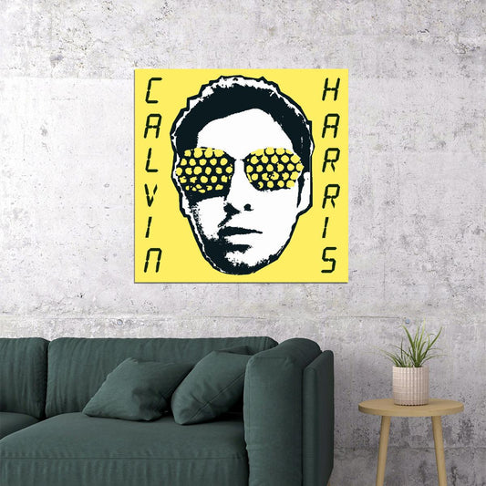 Calvin Harris Poster Electronic Music Wall Art Dj Producer Print - xonomax