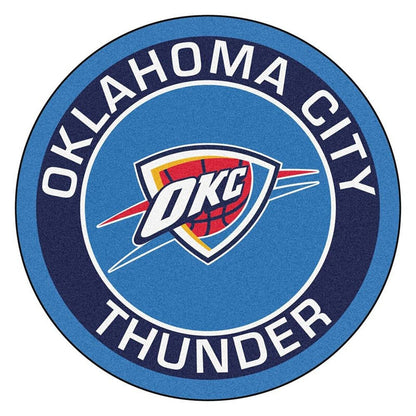 Oklahoma City Thunder Logo Poster Nba Basketball Team Wall Art