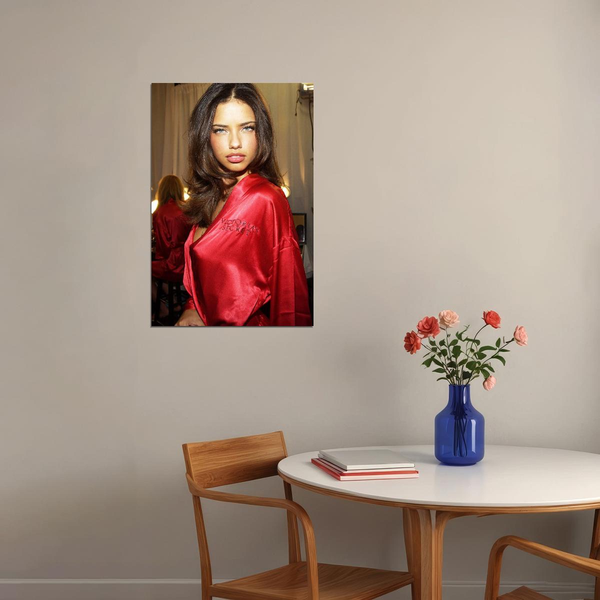 Super Model Adriana Lima Fashion Poster Iconic Supermodel Wall Art