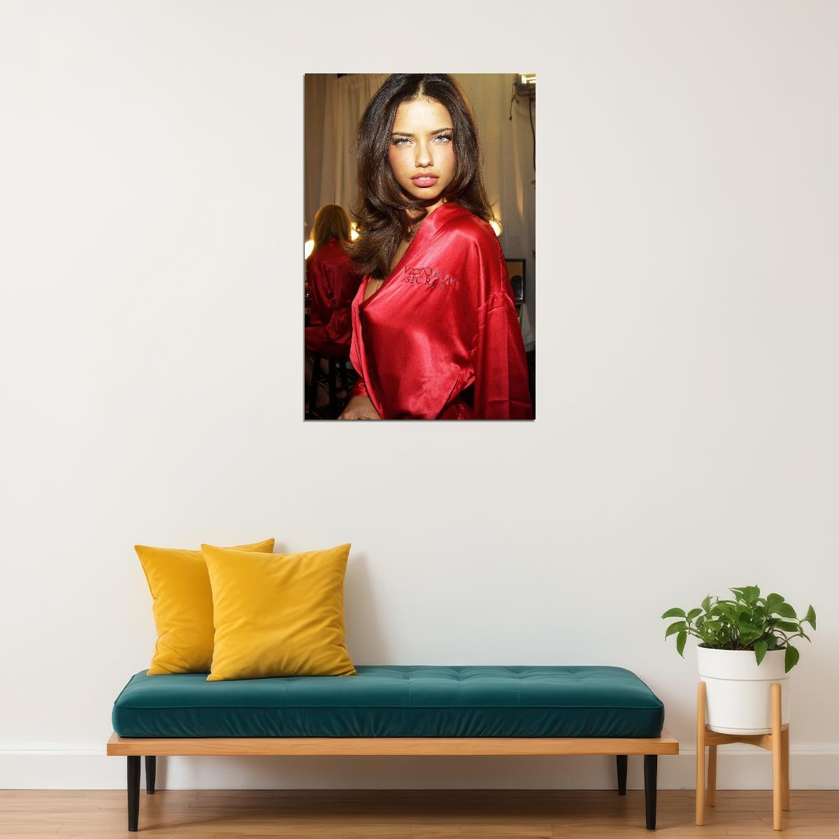 Super Model Adriana Lima Fashion Poster Iconic Supermodel Wall Art