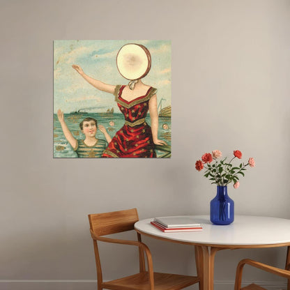 Neutral Milk Hotel Album Cover Art Music Poster Indie Rock Band Wall Print - xonomax