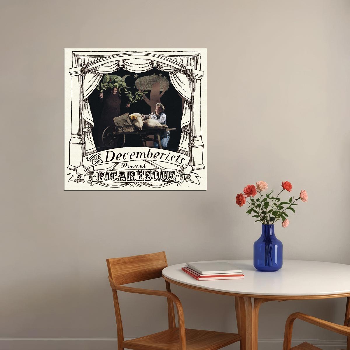 The Decemberists Picaresque Cover Art Music Poster Iconic Indie Rock Band Print - xonomax
