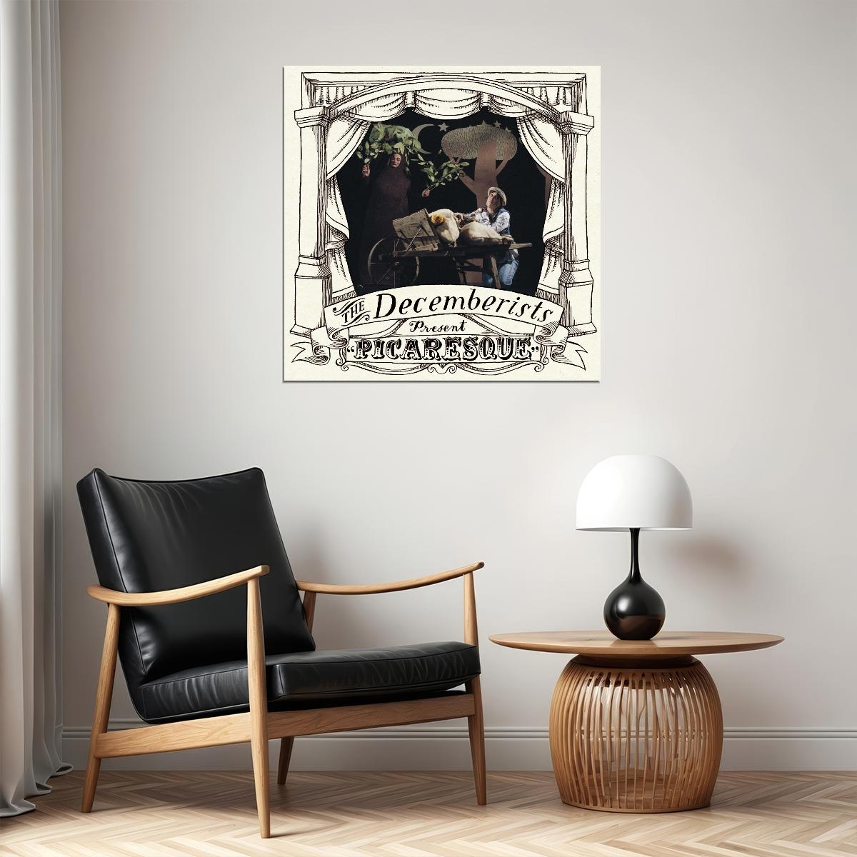 The Decemberists Picaresque Cover Art Music Poster Iconic Indie Rock Band Print - xonomax