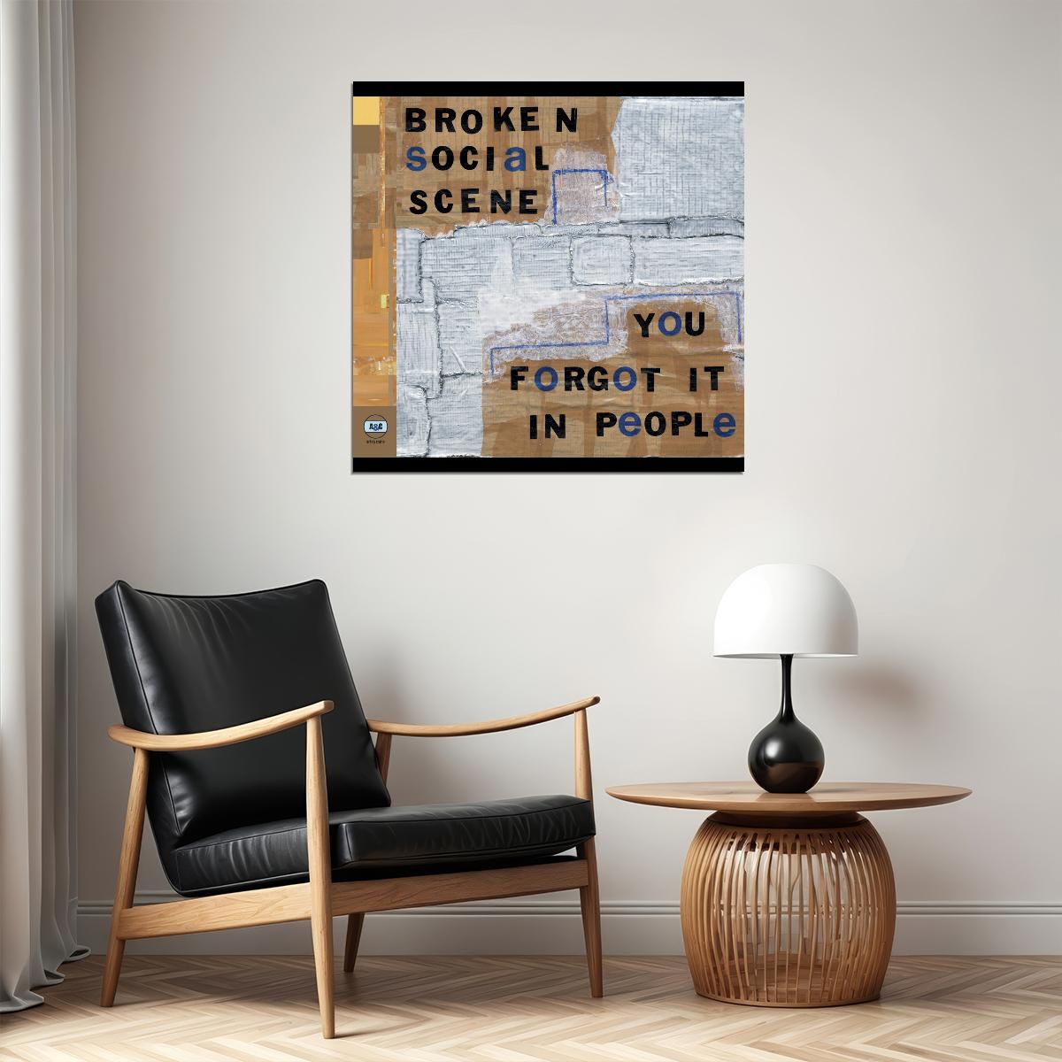 Broken Social Scene Band Poster Indie Rock Music Wall Art Alternative Band Print - xonomax