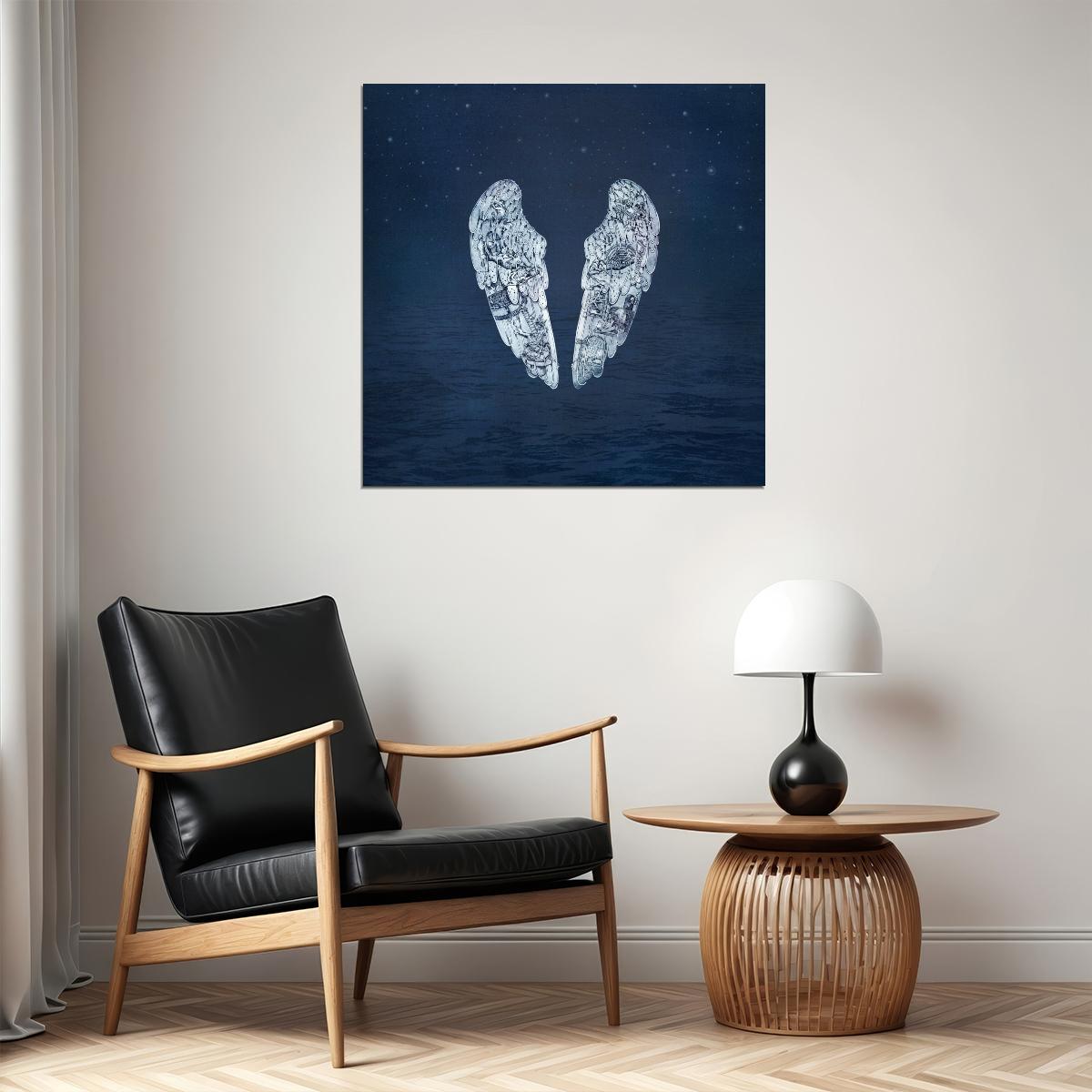Coldplay Album Cover Art Alternative Rock Music Poster Band Music Print - xonomax