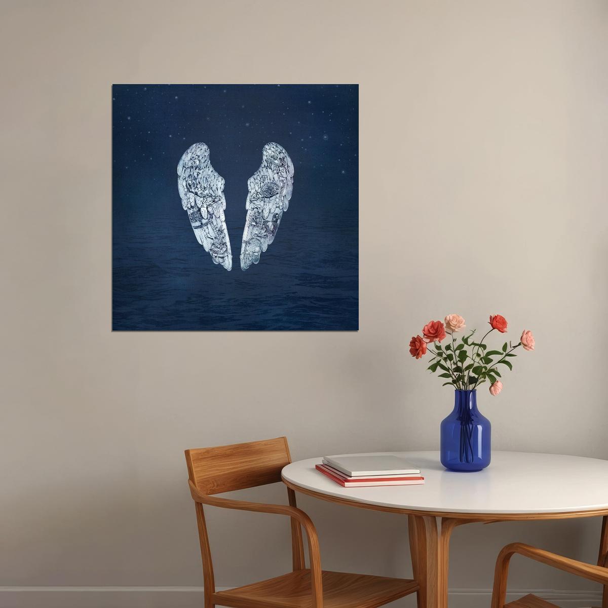 Coldplay Album Cover Art Alternative Rock Music Poster Band Music Print - xonomax