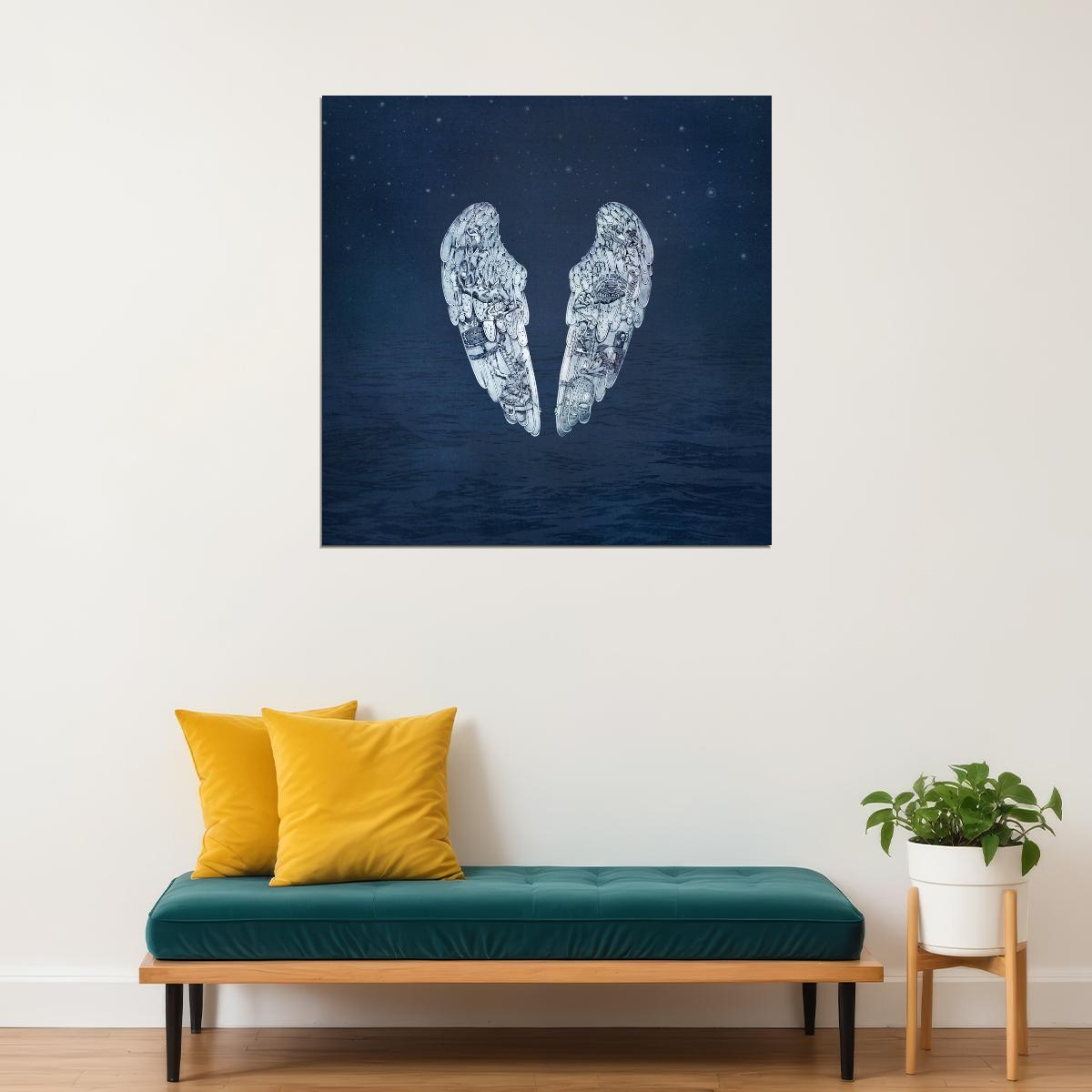 Coldplay Album Cover Art Alternative Rock Music Poster Band Music Print - xonomax
