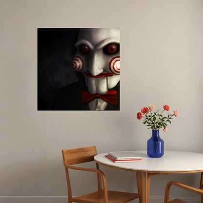 Saw Movie Poster Classic Horror Film Iconic Slasher Wall Print