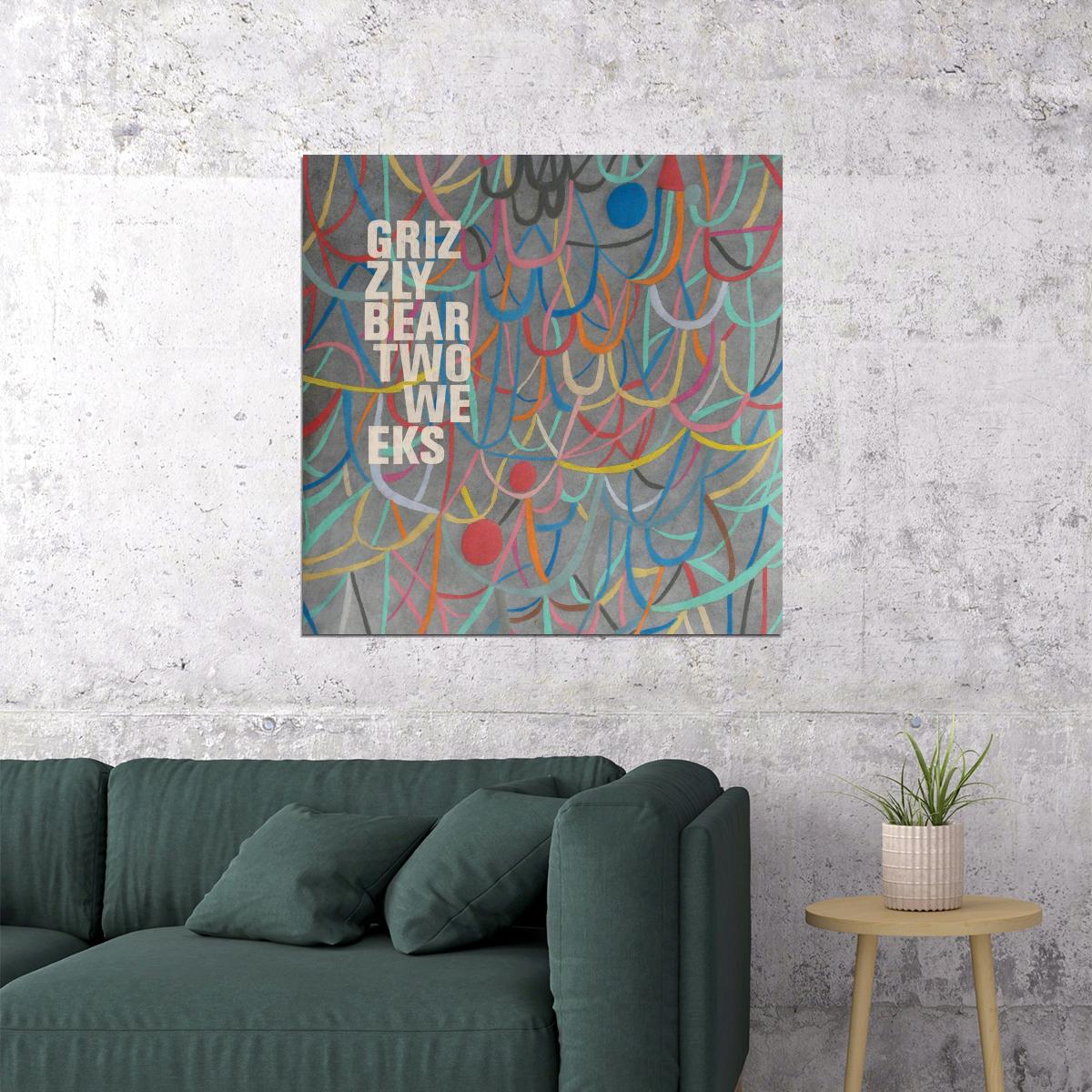 Grizzly Bear Indie Band Poster Alternative Rock Music Wall Art Music Print - xonomax