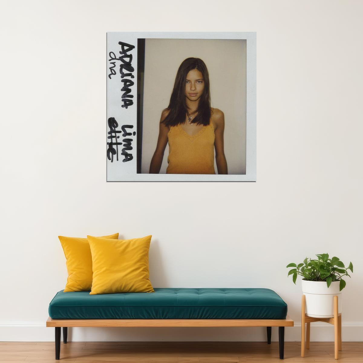 Super Model Adriana Lima Fashion Poster Iconic Supermodel Wall Art