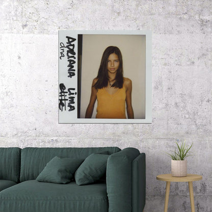 Super Model Adriana Lima Fashion Poster Iconic Supermodel Wall Art