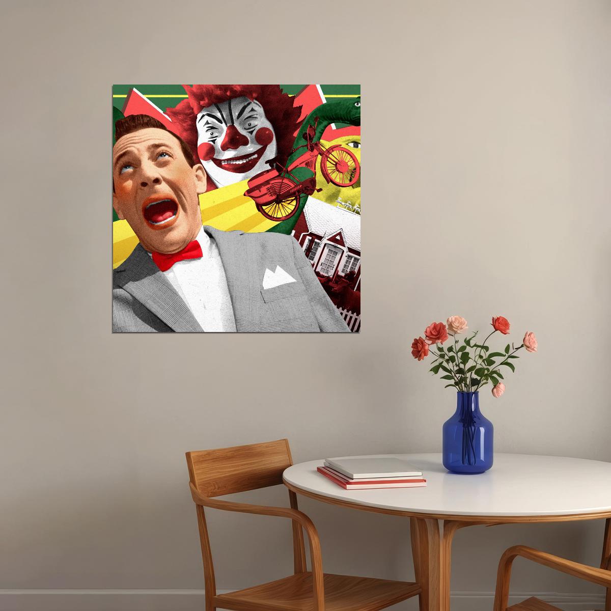 Pee-wee Herman Movie Poster Classic Tv Wall Art