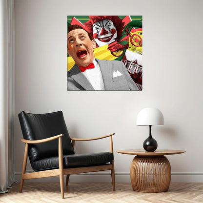 Pee-wee Herman Movie Poster Classic Tv Wall Art