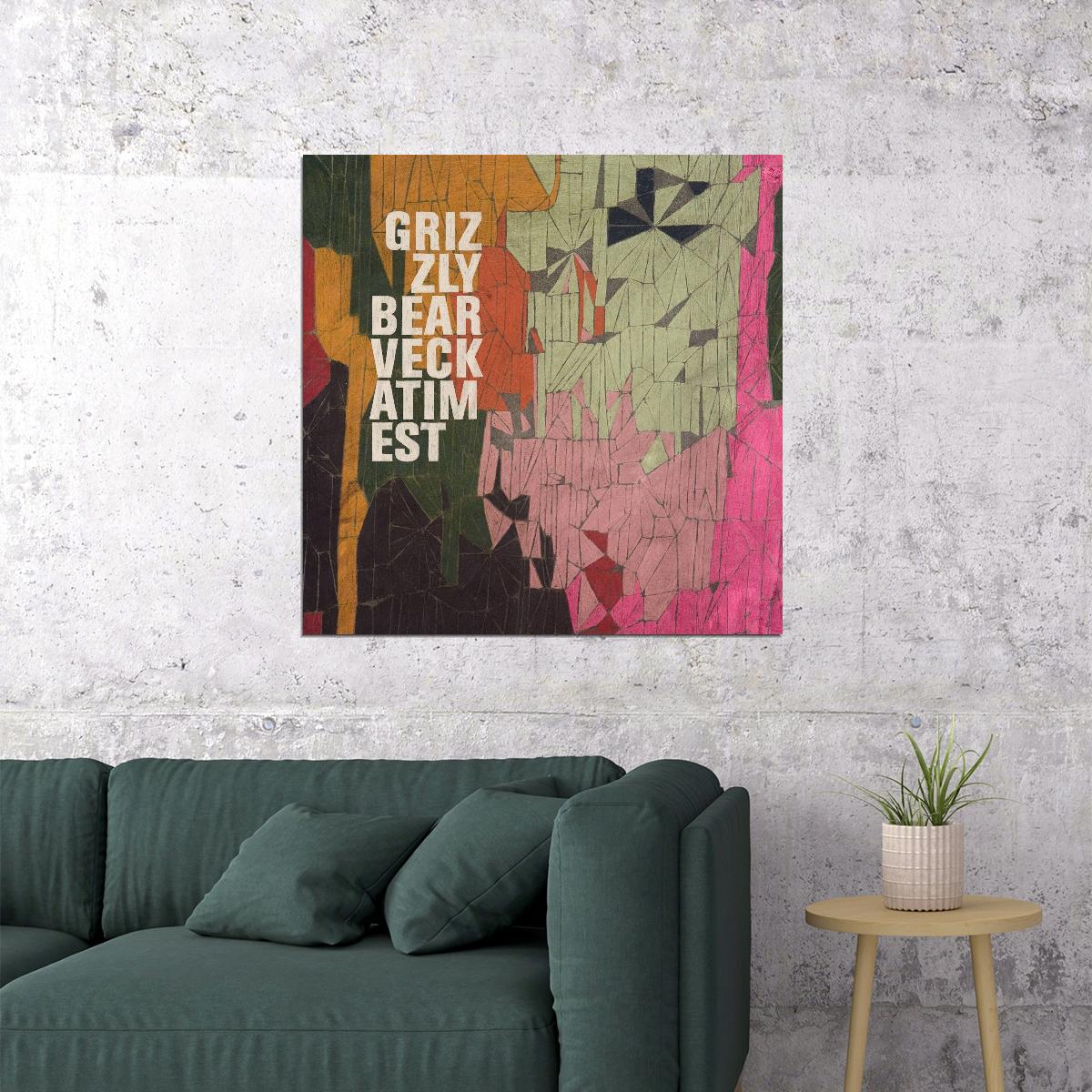 Grizzly Bear Indie Band Poster Alternative Rock Music Wall Art Music Print - xonomax