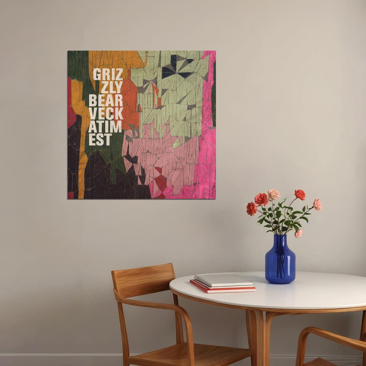 Grizzly Bear Indie Band Poster Alternative Rock Music Wall Art Music Print - xonomax