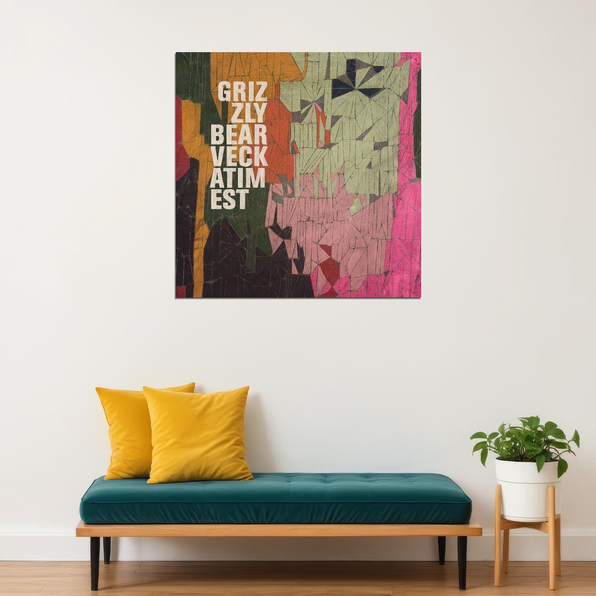 Grizzly Bear Indie Band Poster Alternative Rock Music Wall Art Music Print - xonomax