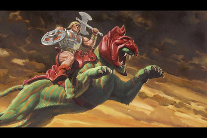 He-man Poster Masters Of The Universe Wall Art Classic Cartoon Print - xonomax