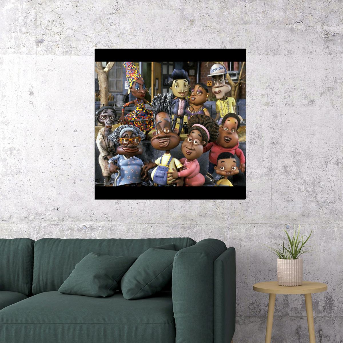 The Pjs Tv Series Poster Iconic Animated Comedy Art Print