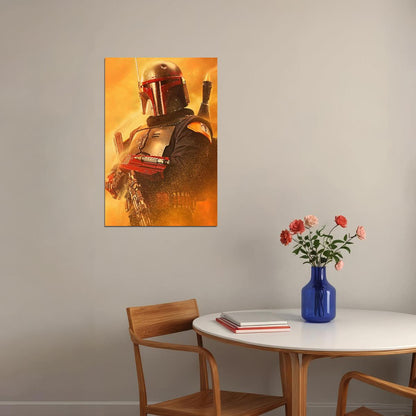 Star Wars Boba Fett Sci-fi Movie Poster