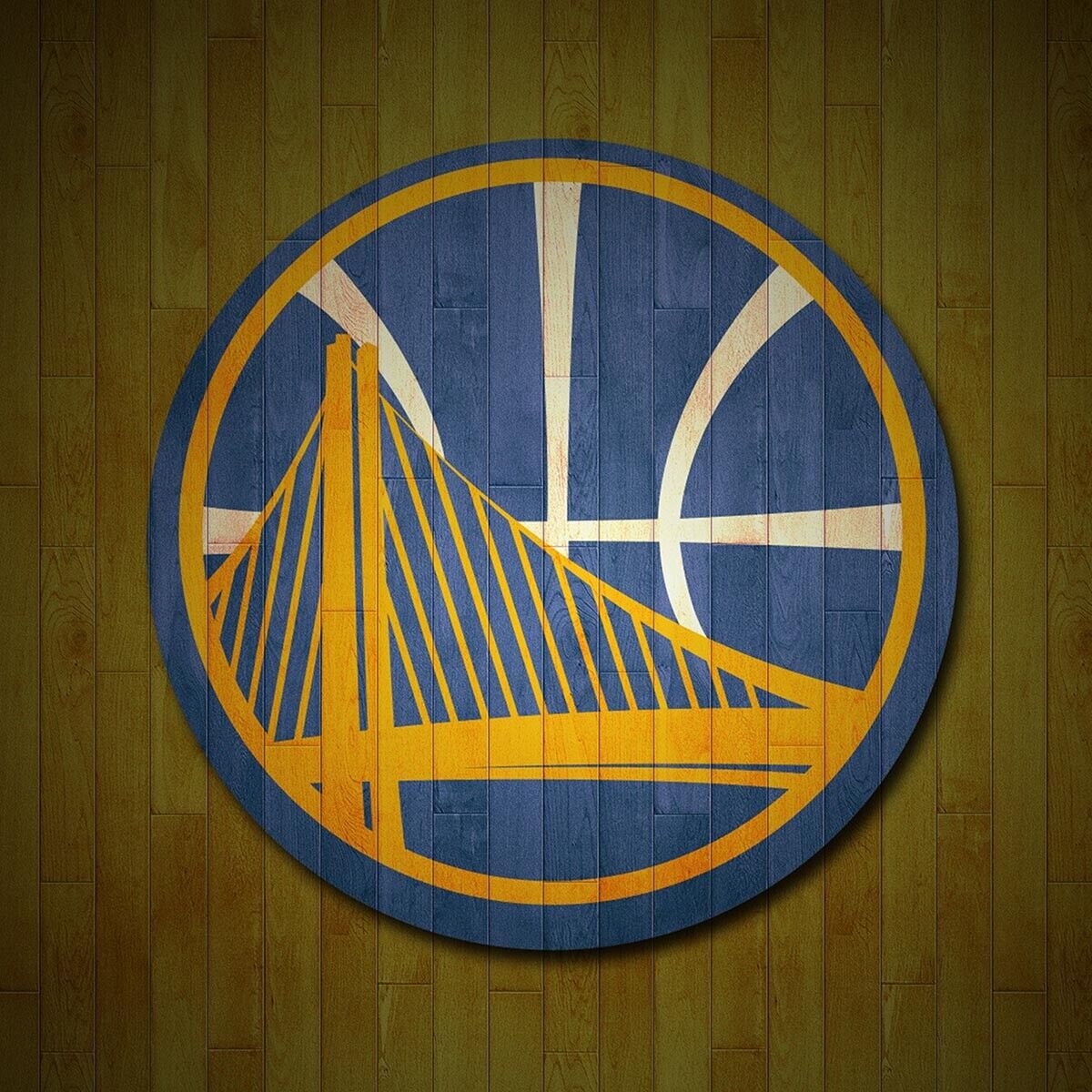Golden State Warriors Logo Poster Nba Basketball Team Wall Art Sports Print - xonomax