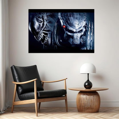 Alien Vs. Predator Xenomorph Movie Poster Sci-fi Action Film Wall Art Print