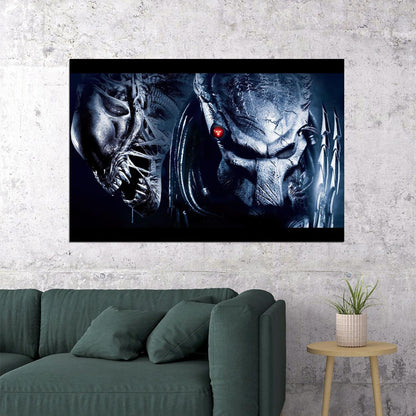 Alien Vs. Predator Xenomorph Movie Poster Sci-fi Action Film Wall Art Print