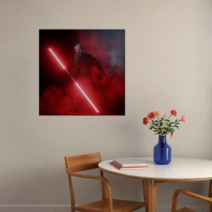 Star Wars Darth Maul Sci-fi Movie Poster