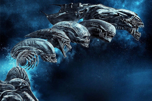 Alien Xenomorph Evolve Movie Poster Sci-fi Horror Film Wall Art Classic Alien Print - xonomax