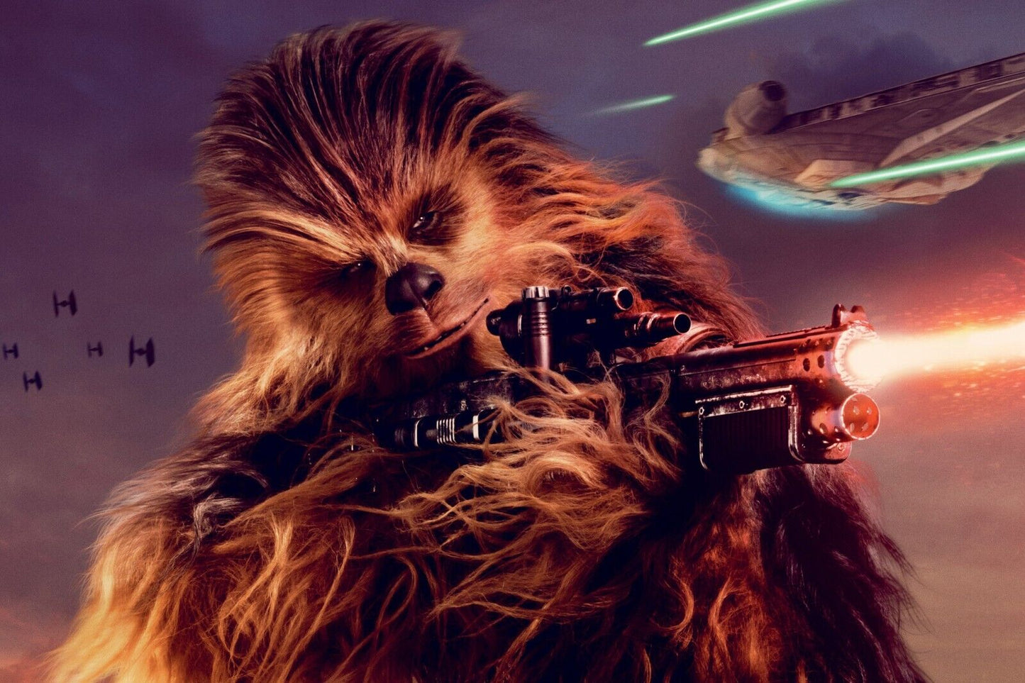 Star Wars Chewbacca Sci-fi Movie Poster - xonomax