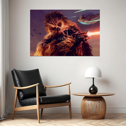 Star Wars Chewbacca Sci-fi Movie Poster - xonomax