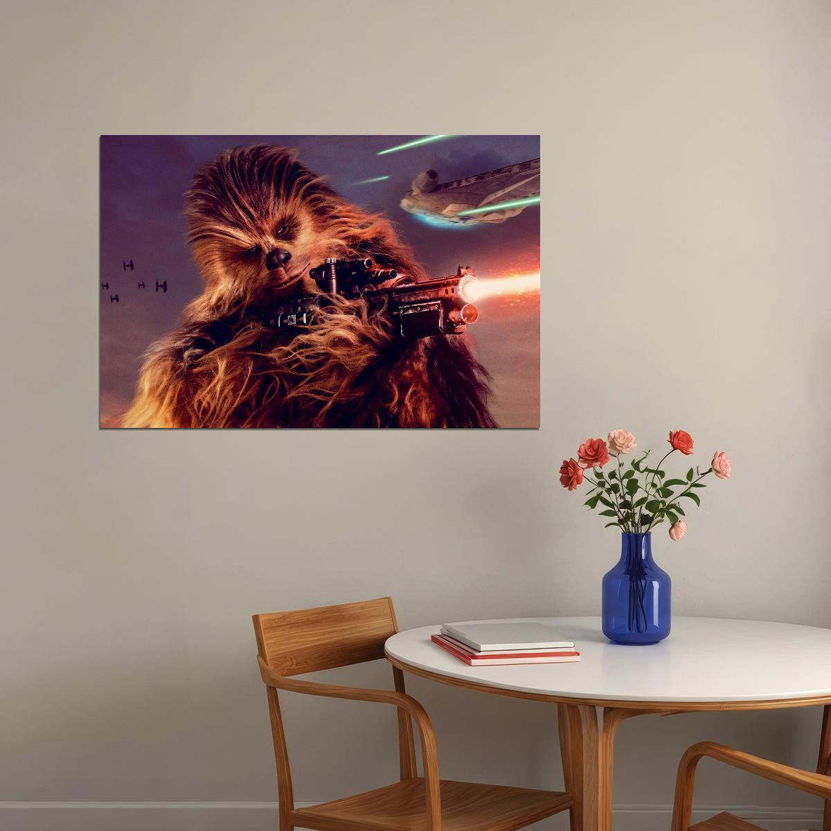 Star Wars Chewbacca Sci-fi Movie Poster - xonomax