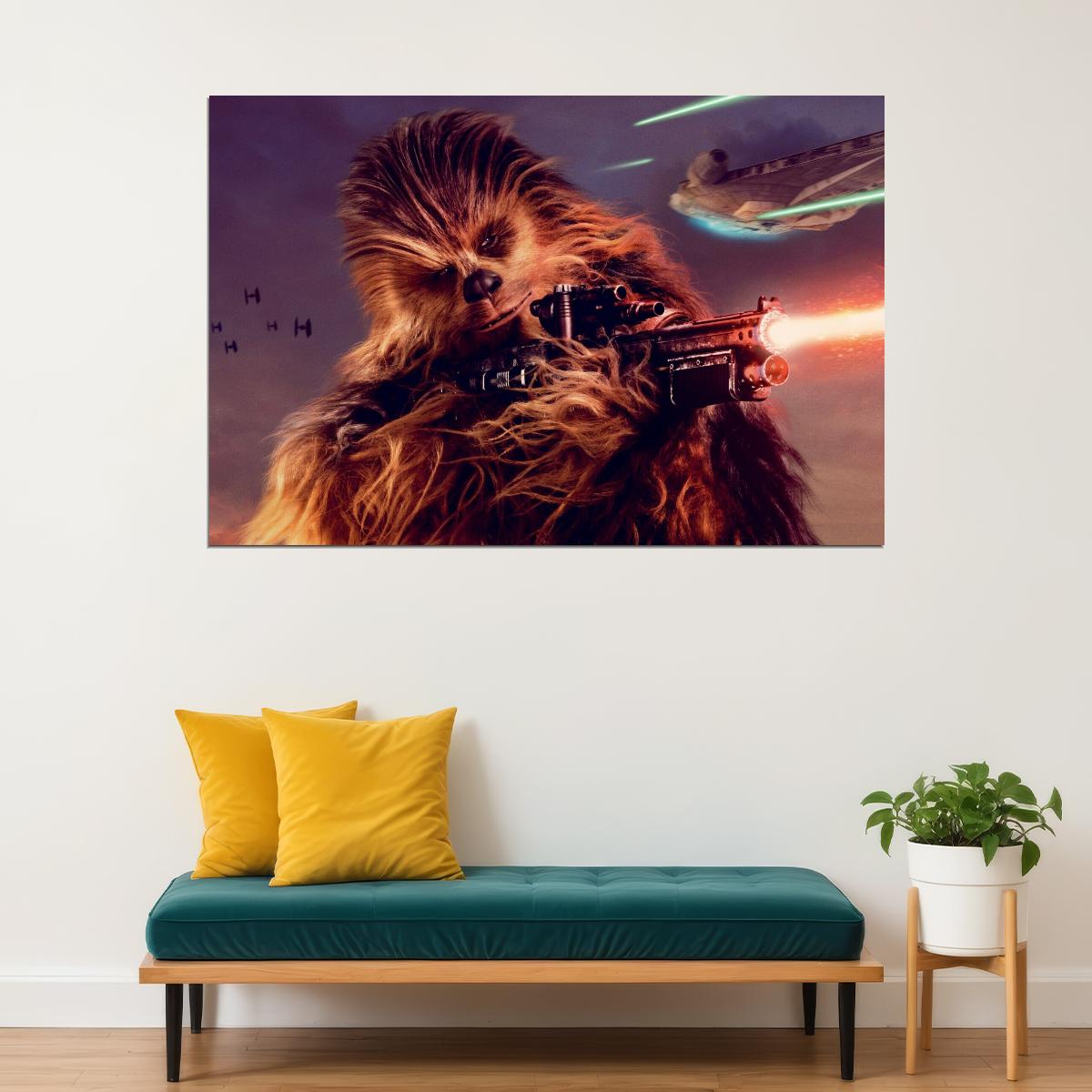 Star Wars Chewbacca Sci-fi Movie Poster - xonomax