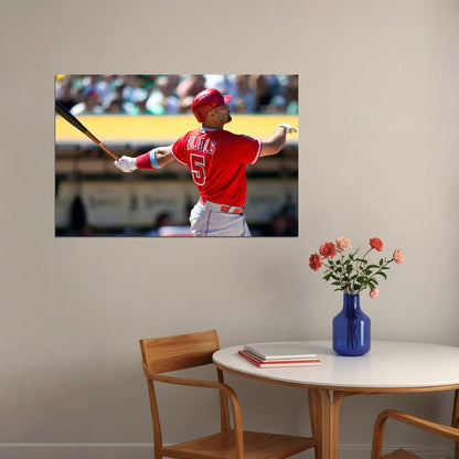 Albert Pujols Baseball Poster Mlb Player Wall Art Sports Print - xonomax