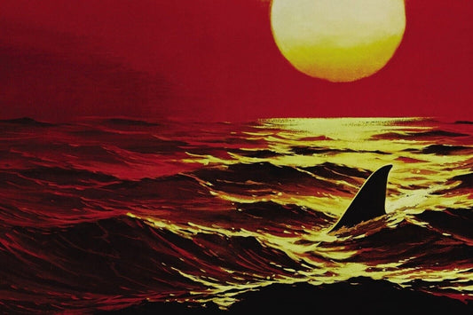Jaws Shark Movie Poster Classic Horror Film Wall Art