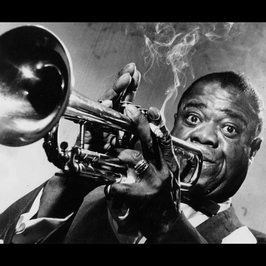 Louis Armstrong Music Poster Jazz Legend Wall Print