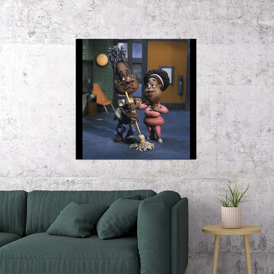 The Pjs Tv Series Poster Iconic Animated Comedy Art Print - xonomax