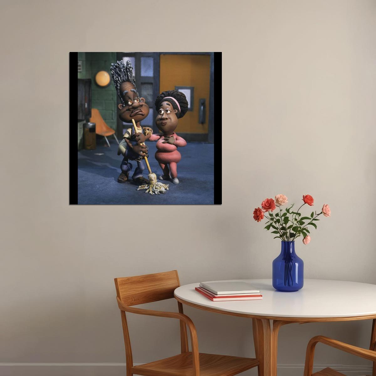 The Pjs Tv Series Poster Iconic Animated Comedy Art Print - xonomax