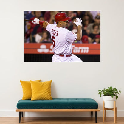 Albert Pujols Baseball Poster Mlb Player Wall Art Sports Print - xonomax