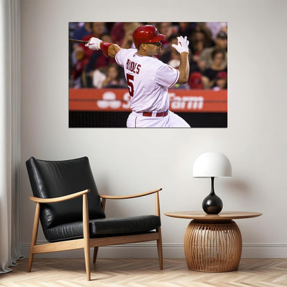 Albert Pujols Baseball Poster Mlb Player Wall Art Sports Print - xonomax