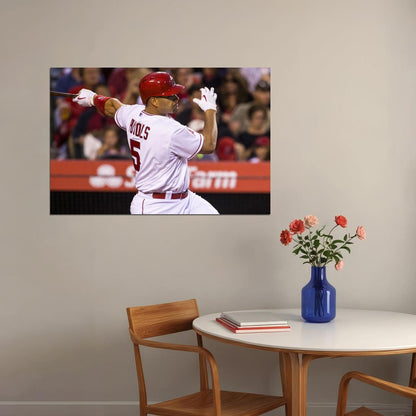 Albert Pujols Baseball Poster Mlb Player Wall Art Sports Print - xonomax