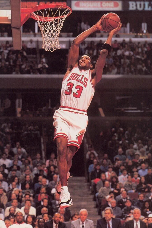 Scottie Pippen Nba Poster Famous Basketball Star Motivational Sports Print