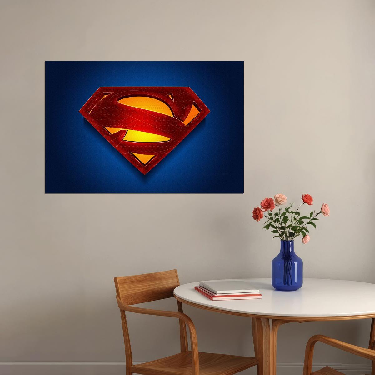 Superman Movie Poster Iconic Dc Superhero Wall Art - xonomax