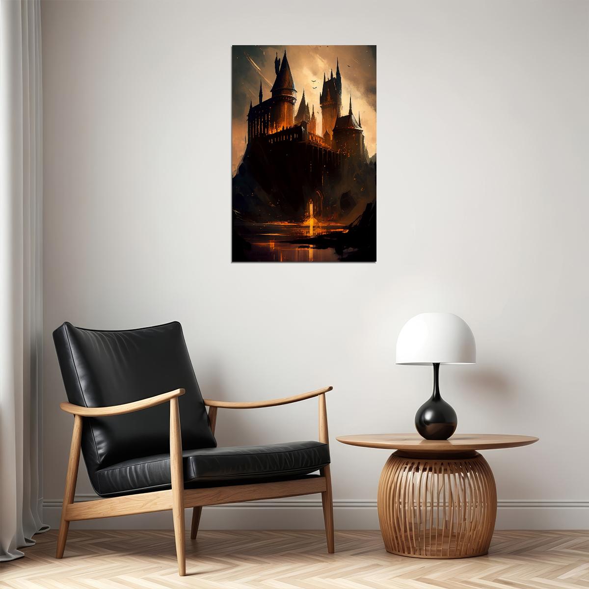 Harry Potter Movie Poster Magic Fantasy Film Wall Art Sorcerer Adventure Print - xonomax