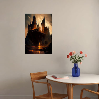Harry Potter Movie Poster Magic Fantasy Film Wall Art Sorcerer Adventure Print - xonomax