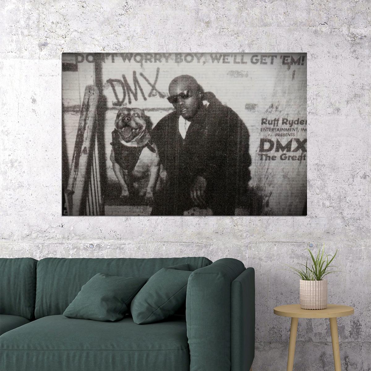 Dmx Album Cover Art Hip-hop Music Poster Rap Artist Music Print