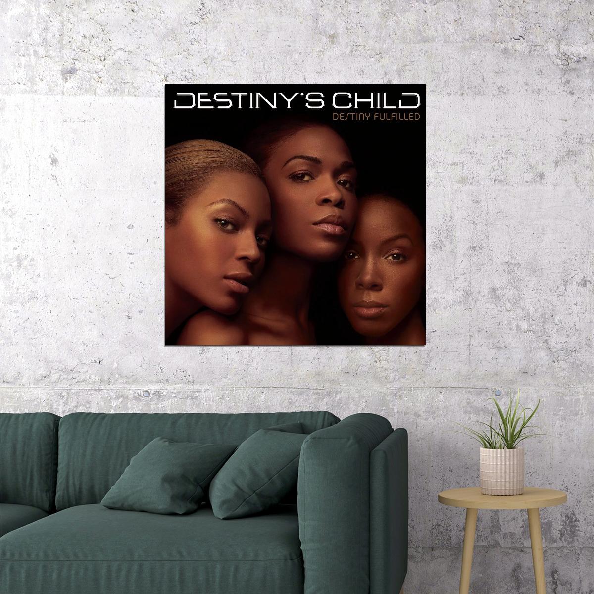 Destiny's Child Album Cover Art R&b Music Poster Girl Group Music Print - xonomax