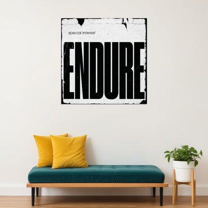 Special Interest Endure Album Cover Art Music Poster Iconic Band Print - xonomax